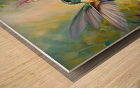 Hummingbird Wood print