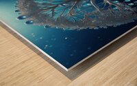 Moon tree Wood print
