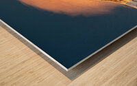 The Majestic Ortler Mountain in the European Alps at Sunrise Wood print