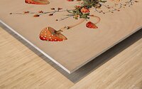 Whimsical Mushroom Garden: A Touch of Enchantment Wood print