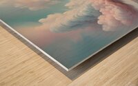Serene Cloudscape - Dreamy Landscape Art Wood print