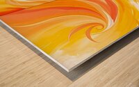 Abstract Energy Triptych - Dynamic Colorful Art Wood print