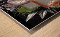 Is the picture really within the frame...  Wood print