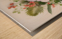 Bouquet of Orchids and Ferns Wood print