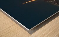 Tokyo Tower at Night Wood print