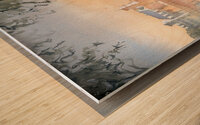 Dawn over Celebration Wood print