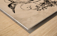 ArtX 516 crane Wood print