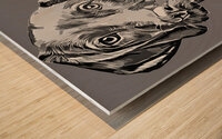 ArtX 04 dog Wood print