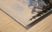 Winter in British Columbia Wood print