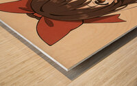 Female Anime Character Wood print
