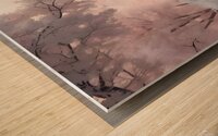 The warmth of the ice Wood print