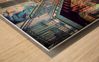 Wonderful Graffiti Art Wood print