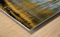 FOREST POND REFELECTIONS  Holt RezN888 Wood print