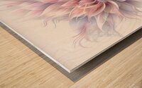 Colors and calmness Wood print