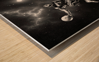 NBA Live  Wood print