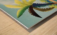 Tropical Escape: A Journey to Serenity Wood print