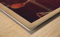 1985 Michael Jordan Chicago Bulls Art Wood print
