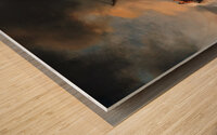 The Storm on the Sea of Galilee  Wood print
