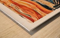 The Scream  Wood print