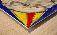 1930s James Naismith Kansas Basketball Art Wood print