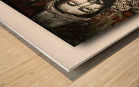 Pizza de L Art Wood print
