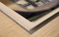 Reflecting the Past Wood print