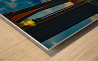 The Bench Wood print