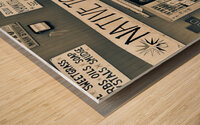 Oatman in a Nutshell Wood print