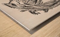 ArtX 44 Face hair Wood print