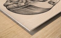 ArtX 39 woman Wood print