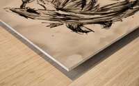 ArtX 544 Face hair Wood print