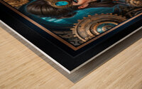 Clockwork Portrait Of Victorian Beauty Lyrianne Grayson Captivating AI Concept Art by Xzendor7 Wood print