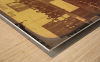 Early 1900s Missouri Basketball Tip Off Wood print