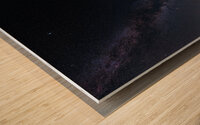 Milky Way on Illinois Prairie Wood print