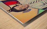 1984 Michael Jordan Bulls Jersey Pop Art Wood print