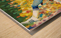 1976 Dallas Cowboys vs. Pittsburgh Steelers Art Wood print