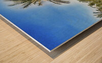 Pool Day Wood print