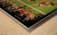 1980 Seattle Seahawks at Kansas City Chiefs Viewfinder Slide Wood print