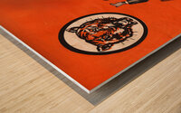 1938 Detroit Tigers Scorecard Art Remix Wood print