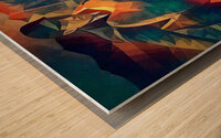 1947 Sunset Slide Wood print