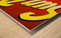 1950s Sun Devil Brand Art Wood print