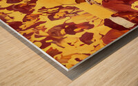 1970 Arizona State Football Sideline Art Wood print