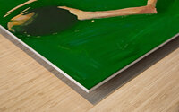 Larry Bird Celtics Painting Wood print