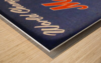 1986 New York Mets World Champion Art Wood print