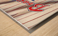 1977 Atlanta Braves Cap & Jersey Art Wood print