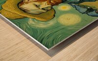 Cold and Flu Wars Van Gogh style Wood print