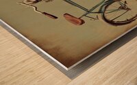 vintage bike Wood print