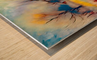   COUNRTYSIDE ......VELVET ABSTRACT    Wood print