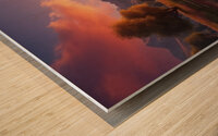 Leonardo Vision XL A breathtaking sunset landscap Wood print