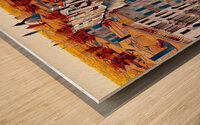 VENICE ROOFTOPS......VELVET ABSTRACT SG Wood print